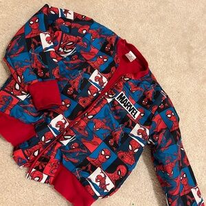 Spiderman puffer jacker 3T